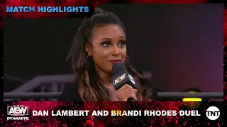 Dan Lambert And Brandi Rhodes Duel On The Mic