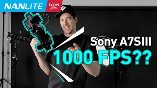 1000 FPS with Sony A7SIII & Nanlite | Alexandru Don