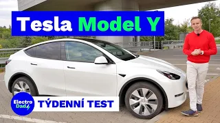 Tesla Model Y Long Range | týdenní test (900 km) | Electro Dad # 285