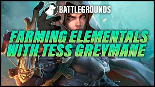 Farming Elementals with Tess Greymane is Crazy | Dogdog Hearthstone Battlegrounds