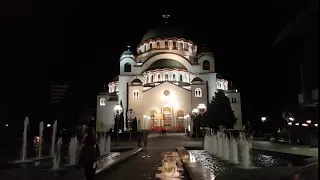 The Church of Saint Sava BELLS (Hram Svetog Save) in Belgrade, Serbia