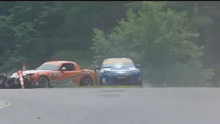 IMSA Continental Tire SportsCar Challenge 2017. Lime Rock Park 120. Crash #3