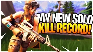 BREAKING My SOLO KILL RECORD! (My NEW Most Kills In Solos!)