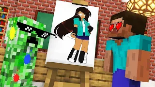 Monster School : Drawing Challenge New Episode - Minecraft Animation