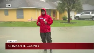 Live look at conditions in Charlotte County during Hurricane Ian