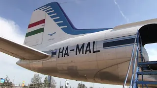 THE SIGHT & THE SOUND : Engine Run-up onboard IL-14 04 RED HA-MAL in Budapest - NO FLIGHT -