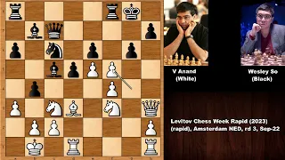Return of the Legend: Viswanathan Anand vs Wesley So - Levitov Chess Week Rapid (2023)