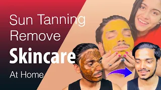 DIY Summer Glowing Face | Remove Sun Tan at Home Remedy ☀️❤️|| Priya Creations ||