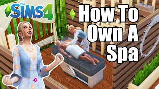 How To Own A Spa in Sims 4 (No Mod)