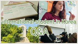 Full-time international student in Korea Q&A