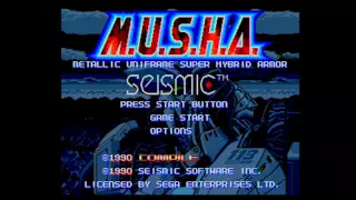 MUSHA   Sega Mega Drive gameplay