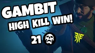 GAMBIT 21 GUARDIAN KILL WIN! | FULL GAME NO SLEEPER | D2 Forsaken