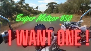 Back to the bike shop on a Super Meteor 650 - Royal Enfield Open Day test ride