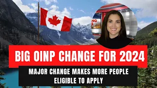 Important #oinp update for 2024 #canadaimmigrationnews