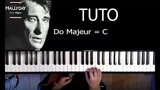 How to play on piano: Je te promets - Complete lesson part. 3/4 (do re mi)