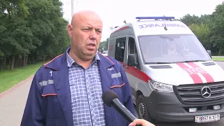 2022-08-18 г. Брест. Прогон автомобиля скорой помощи: мониторинг ситуации. Новости на Буг-ТВ. #бугтв