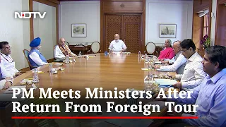 PM Modi Chairs Key Meeting With Cabinet Ministers After His State Visits To US, Egypt