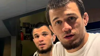 Khabib's cousin Usman Nurmagomedov answers hilariously to coach Javier mendez to why he is whistling