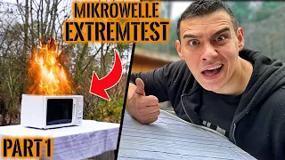 Wird die Mikrowelle abfackeln? Survival Mattin macht Extremtest!