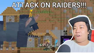 "The Raid - Animation vs. Minecraft Shorts Ep. 28 | Alan Becker" - Reaction!!