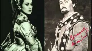 Leyla Gencer vs. Cornell MacNeil (Rigoletto: "Si, vendetta", live 1961)