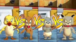 Tom and Jerry in War of the Whiskers Jerry Vs Nibbles Vs Tyke Vs Duckling (Master Difficulty)