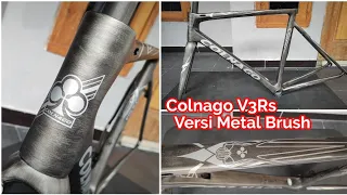 V3RS dibuat C64 Metal Brush bisakah⁉️Custom Paint Colnago V3RS Metal Brush Edition