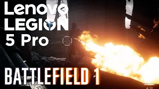 Battlefield 1 Highest Preset Storm of Steel Gameplay Legion 5 Pro 2560x1600 Ryzen 7 5800H RTX 3070