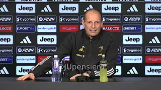 Conferenza stampa ALLEGRI pre Inter-Juve "Chiesa Rabiot Alcaraz Djalò convocati, mi girano quando.."