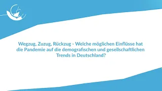 Vortrag: Einflüsse der Corona-Pandemie auf demografische Trends (Prof. Dr. Norbert Schneider)