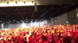 Liverpool fans react to Mo Salah penalty | Champions League Final | 1-0