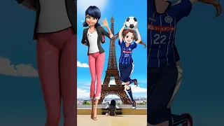 ladybug football ⚽ mode as miraculous character #ladybug