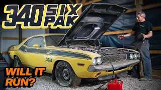 Barn Find 1970 Dodge Challenger T/A 340 Six Pack: Will it Run?