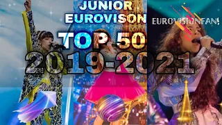 JUNIOR EUROVISION - TOP 50| 2019-2021