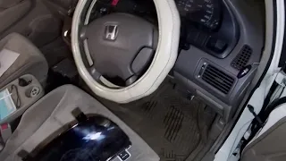 Honda Odyssey Установка панели оптитрон