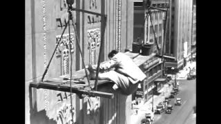 Harold Lloyd in Feet First (1930) - The Climbing Scene, Part 1