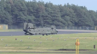 Chinook with dinghy -Leuchars 2018