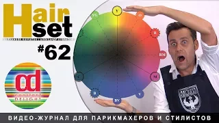 HAIR SET #62 Colour Wheel Цветовой круг AKCIOMA (RUS, ENG, ESP)