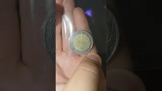 2€ COIN FROM FRANCE - 2001 - A stylised tree🌳 with the motto "Liberte Egalite Fraternite"