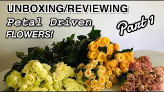 DIY Wedding, Unboxing/Reviewing PETAL DRIVEN Flowers! pt.1