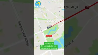 56 автобус спб на карте