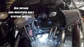 Sportster intake system install