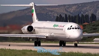 MD-80 Close-up Takeoff & Awesome Engine Sound!