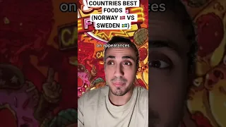 Countries Best Foods ft Norway 🇳🇴 vs Sweden 🇸🇪