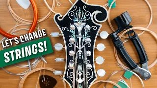 How to CHANGE Mandolin STRINGS