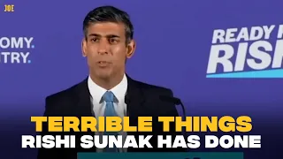 Just a list of terrible things Rishi Sunak has done