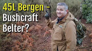 45L Infantry Bergen review: Best Bushcraft Rucksack