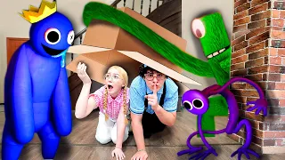 НИКОГДА НЕ ИГРАЙ в РАДУЖНЫХ ДРУЗЕЙ В 3 ЧАСА НОЧИ Rainbow friends in real life || РАДУЖНЫЕ ДРУЗЬЯ #1