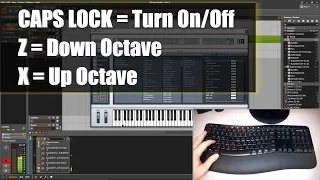 Bitwig Studio - How to Use the Computer Keyboard as a MIDI Keyboard