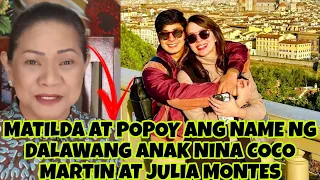 ITO NA ANG KATOTOHANAN SA DALAWANG ANAK NINA COCO MARTIN AT JULIA MONTES.